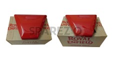 Royal Enfield GT Continental Side Panels Red LH RH - SPAREZO